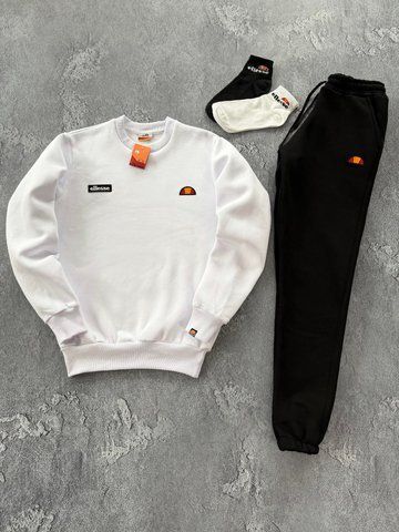 Жіночий теплий зимовий спортивний костюм на флісі Ellesse Еліс 4в1: світшот, штани та 2 пари шкарпеток | XS м-118 фото