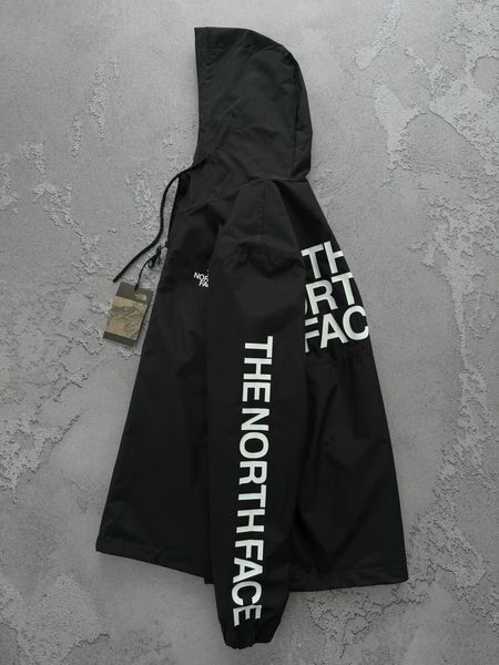 Черная мужская демисезонная ветровка плащевка Норд Фейс The North Face | S м-858 фото