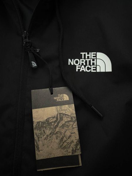Черная мужская демисезонная ветровка плащевка Норд Фейс The North Face | S м-858 фото