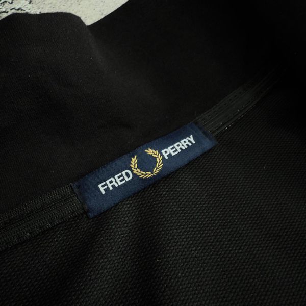 Черная мужская кофта (олимпийка) Fred Perry Фред Перри | XXL м-297 фото
