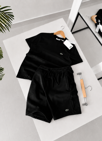 Женский летний костюм Лакоста Lacoste 4в1: футболка, шорты и 2 пары носков | S м-1733 фото
