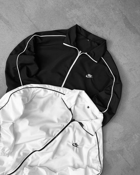 Белая мужская ветровка (плащевка) Найк Nike | S Ve27 фото