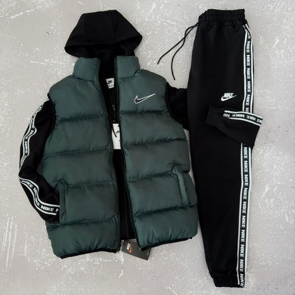 Жіночий спортивний костюм Найк Nike 5в1: двосторонній жилет, кофта, штани та 2 пари шкарпеток | S м-1202 фото