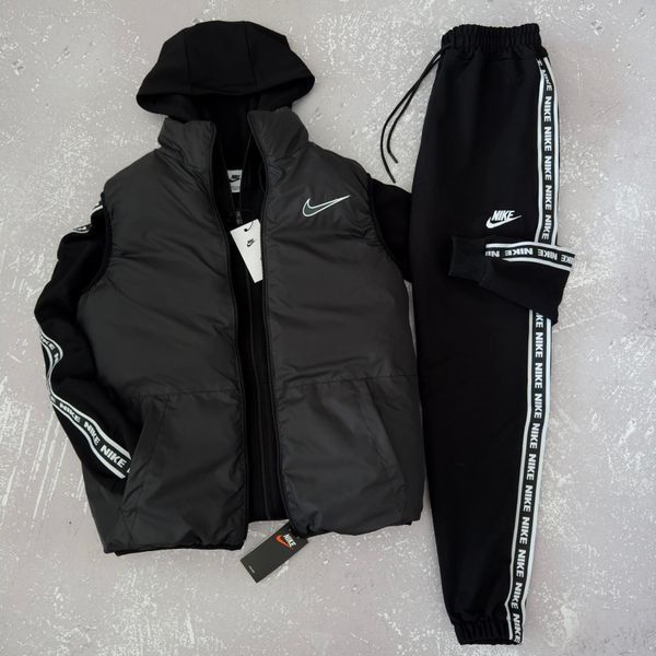 Женский спортивный костюм Найк Nike 5в1: двухсторонний жилет, кофта, брюки и 2 пары носков | M м-1202 фото