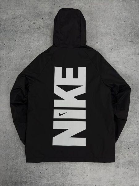 Чорна чоловіча вітровка плащівка Найк Nike | S м-817 фото