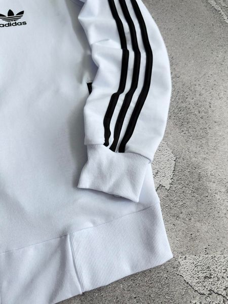 Чоловіча спортивна кофта (олімпійка) Adidas Адідас у білому кольорі || XS м-284 фото