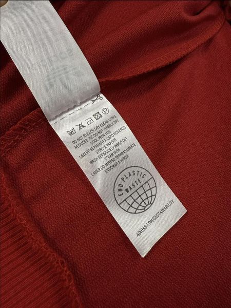 Чоловічий світшот Adidas Адідас в червоному кольорі || XS м-127 фото