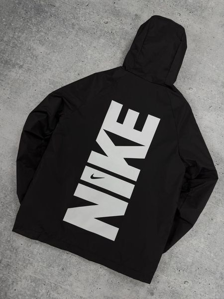 Чорна чоловіча вітровка плащівка Найк Nike | S м-817 фото