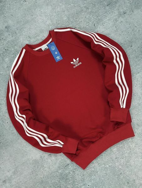 Чоловічий світшот Adidas Адідас в червоному кольорі || XS м-127 фото