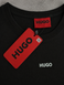 Чорна чоловіча футболка Хуго Hugo | S м-1770 фото 2
