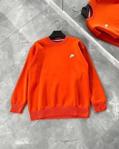 Чоловічий помаранчевий світшот Найк Nike | S svt89 фото