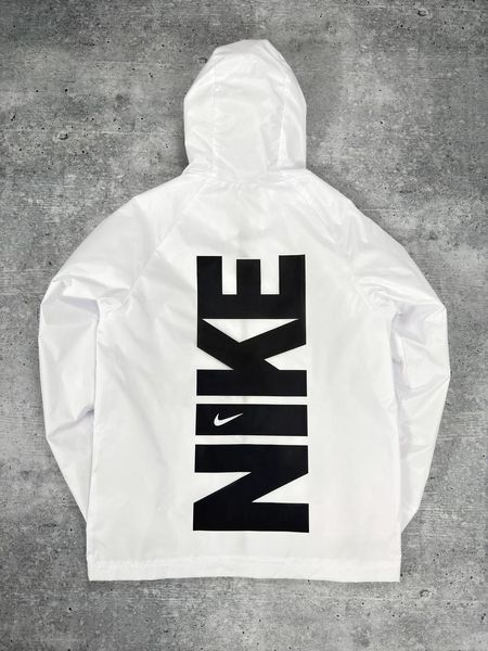 Біла чоловіча вітровка плащівка Найк Nike | S м-819 фото