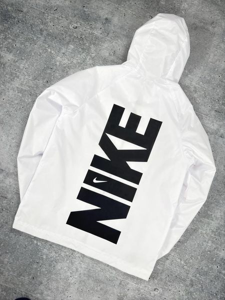 Біла чоловіча вітровка плащівка Найк Nike | S м-819 фото