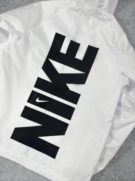 Біла чоловіча вітровка плащівка Найк Nike | S м-819 фото