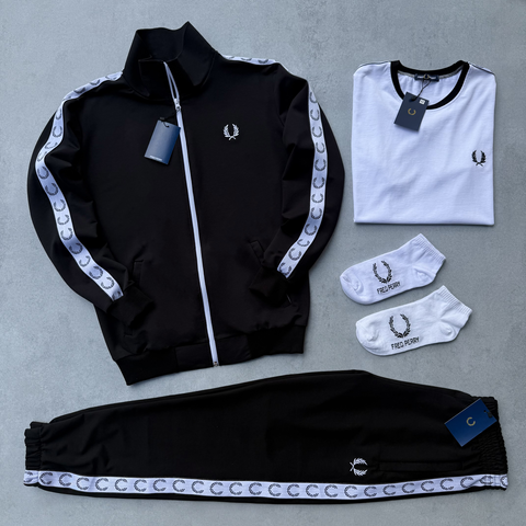 Жіночий спортивний костюм Фред Перрі Fred Perry 5в1: кофта, штани, футболка та 2 пари шкарпеток | S м-1241 фото