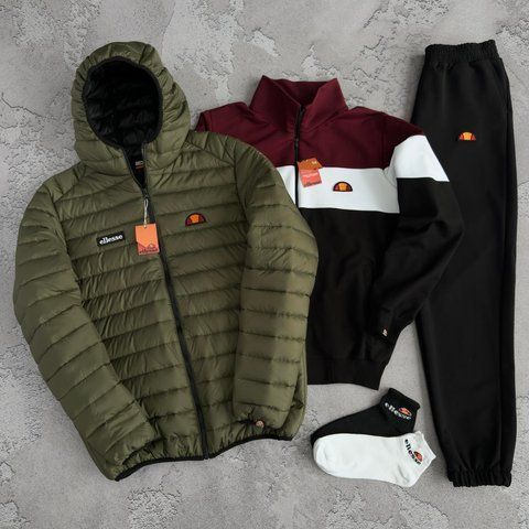 Жіночий спортивний костюм Еліс Ellesse 5в1: куртка, кофта, штани та 2 пари шкарпеток | S м-1482 фото