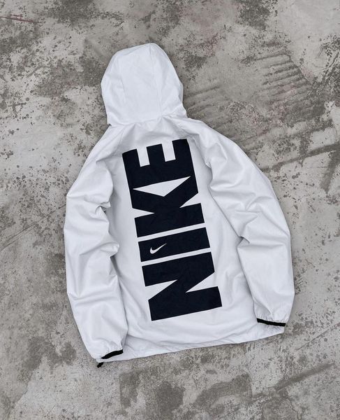 Біла чоловіча вітровка плащівка Найк Nike | S м-819 фото