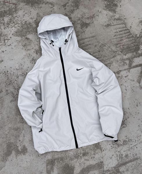 Біла чоловіча вітровка плащівка Найк Nike | S м-819 фото