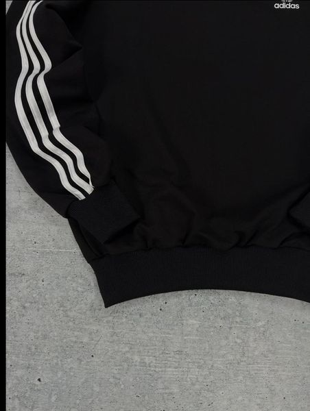 Чоловічий світшот Adidas Адідас в чорному кольорі || XS м-128 фото