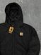 Чорна чоловіча вітровка плащівка Кархарт Carhartt | S м-1415 фото 3