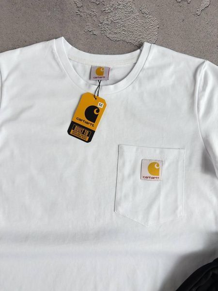 Белая женская футболка Carhartt Кархарт | S м-1071 фото