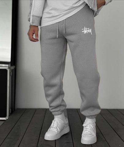 Сірі чоловічі спортивні штани Стусі Stussy | S Sht169 фото