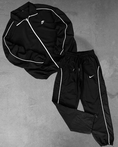 Мужской спортивный костюм Найк Nike из плащевки: ветровка и брюки | S KP80 фото