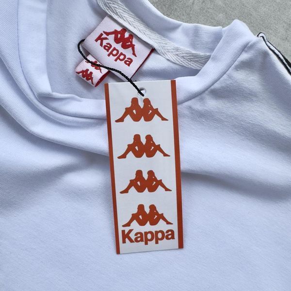 Біла чоловіча футболка Каппа Kappa | XXS м-588 фото