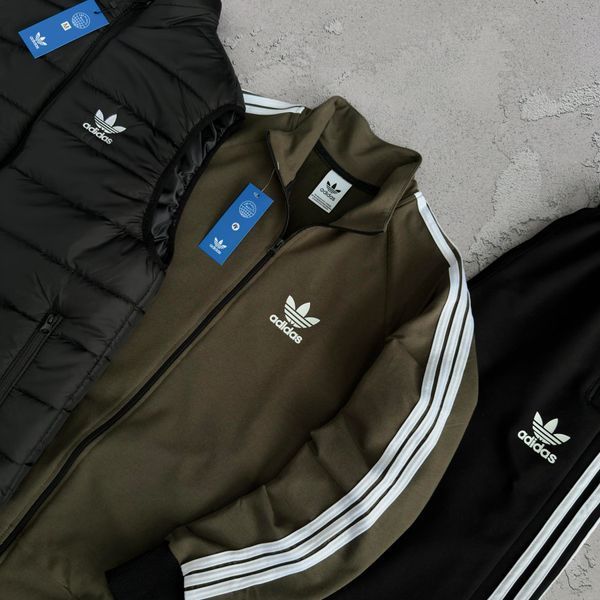 Женский спортивный костюм 5в1 Adidas Адидас: жилет, кофта, штаны, носки 2 пары | S м-1180 фото