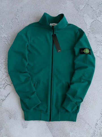 Смарагдова жіноча спортивна кофта (олімпійка) Стон Айленд Stone Island | S м-1597 фото