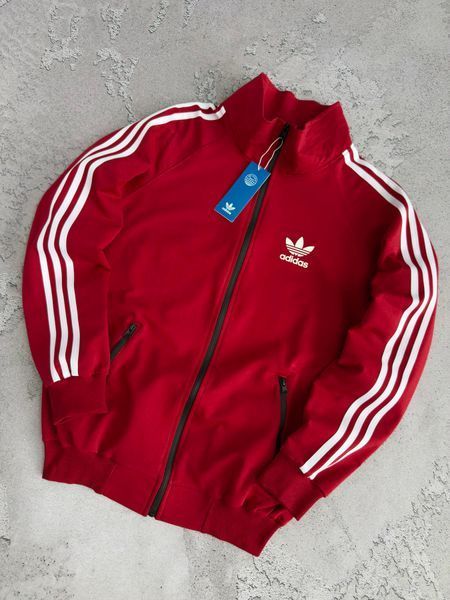 Червона чоловіча спортивна кофта (олімпійка) Adidas Адідас || XS м-285 фото