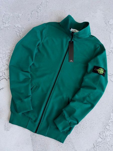 Смарагдова жіноча спортивна кофта (олімпійка) Стон Айленд Stone Island | S м-1597 фото