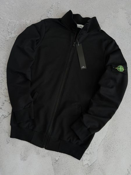 Черная мужская спортивная кофта (олимпийка) Стон Айленд Stone Island | S м-1547 фото