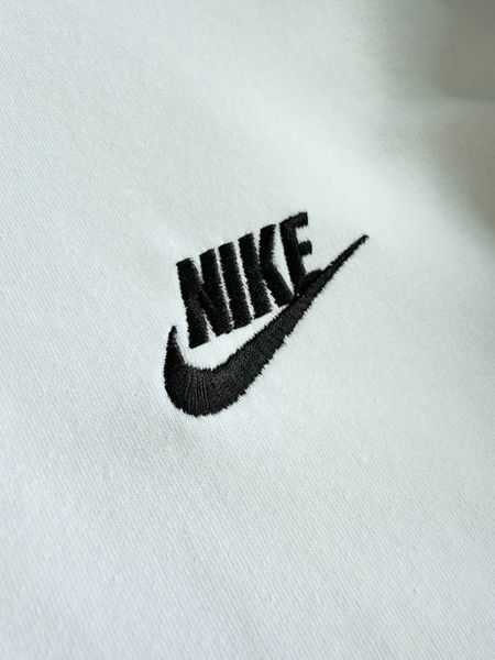 Белая мужская спортивная кофта Nike Nike с лампасами | S м-1002 фото
