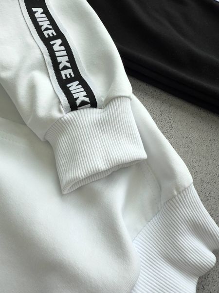 Белая мужская спортивная кофта Nike Nike с лампасами | S м-1002 фото