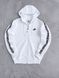 Белая мужская спортивная кофта Nike Nike с лампасами | S м-1002 фото 1