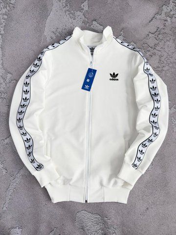 Жіноча спортивна кофта ( олімпійка) з лампасами Адідас Adidas | S м-1431 фото