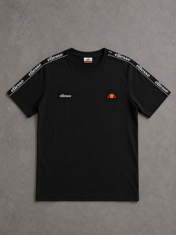 Чорна чоловіча футболка Еліс Ellesse | XL  м-1746 фото