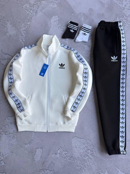 Жіночий спортивний костюм 5в1 Адідас Adidas: жилет, кофта, штани та 2 пари шкарпеток | S м-1363 фото