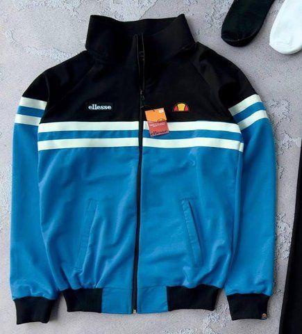 Синя жіноча спортивна кофта (олімпійка) Ellesse Еліс | S м-998 фото