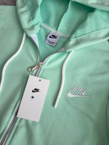 М'ятний чоловічий спортивний костюм Найк Nike 4в1: кофта з капюшоном (зіп худі), штани та 2 пари шкарпеток | M м-1563 фото