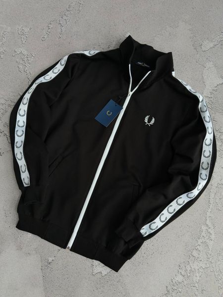 Чорна жіноча кофта (олімпійка) Фред Перрі Fred Perry | S м-300 фото