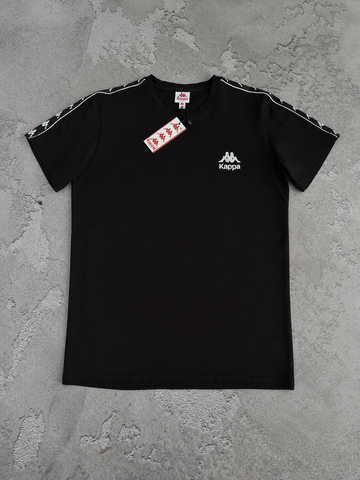 Чорна чоловіча футболка Каппа Kappa | S м-1737 фото