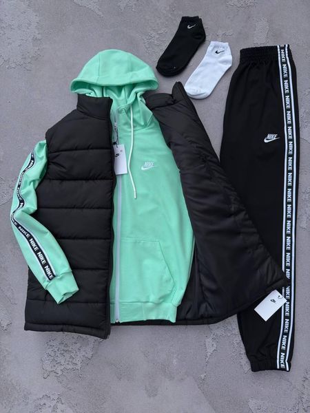 Жіночий спортивний костюм Найк Nike 5в1: кофта, жилетка, штани та 2 пари шкарпеток | S м-1040 фото