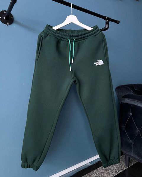 Зеленый мужской спортивный костюм Норд Фейс The North Face: худи и брюки | S Kos37 фото