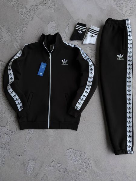 Жіночий спортивний костюм 5в1 Адідас Adidas: жилет, кофта, штани та 2 пари шкарпеток | S м-1476 фото