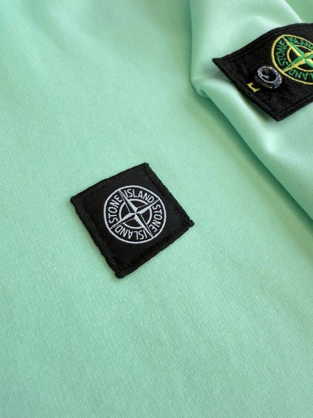 Мятное мужское зип худи (кофта) Stone Island Стон Айленд | XS м-987 фото