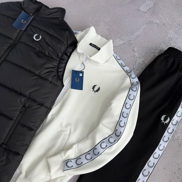 Женский спортивный костюм (набор) Фред Перри Fred Perry 5в1: жилет, брюки, кофта и 2 пары носков | S м-845 фото