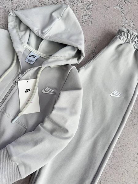 Сірий дитячий спортивний костюм Найк Nike: кофта та штани | 26 м-1648 фото