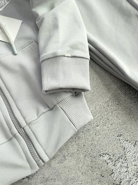 Сірий дитячий спортивний костюм Найк Nike: кофта та штани | 26 м-1648 фото